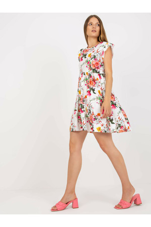 Dámské šaty RV SK 8020 bílé a červené