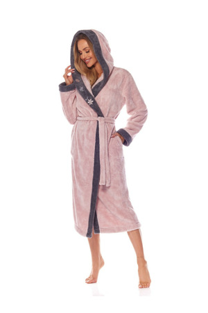 Dlouhý dámský župan L&L 9145 Hft 3XL