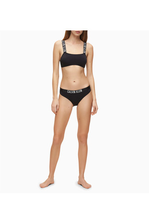 Vrchní díl plavek KW0KW00911-BEH černá - Calvin Klein