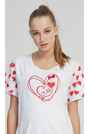 Dámská noční košile mateřská Love