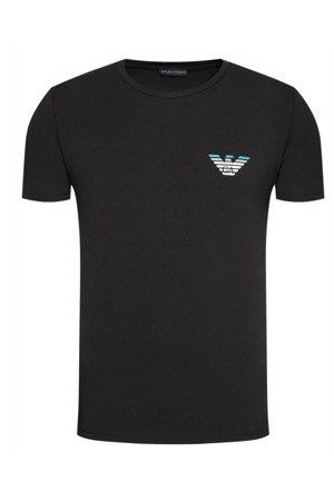 Pánské triko krátký rukáv - 110853 2R525 00020 - černé - Emporio Armani