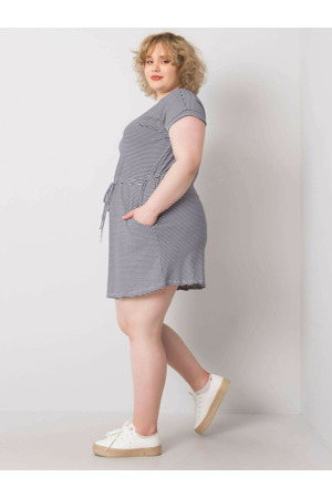 Šaty RV SK 6632.25 bílé a tmavě modré