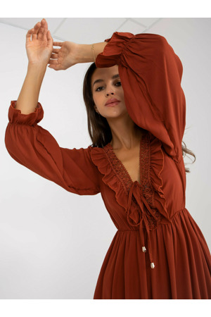 Šaty TW SK BI 0761 1.73P tmavě oranžová