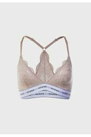 Dámská krajková podprsenka - O97C02PZ01C- G4B8 - Béžová - Guess