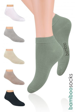 Kotníkové ponožky Steven Natural art.094