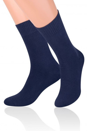 Pánské ponožky  015 Frotte dark blue - Steven