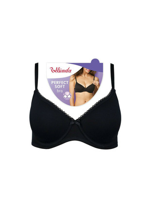 Dámská měkká vyztužená podprsenka PERFECT SOFT BRA - BELLINDA - černá