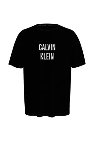 Pánské triko KM0KM00750 - BEH černá - Calvin Klein