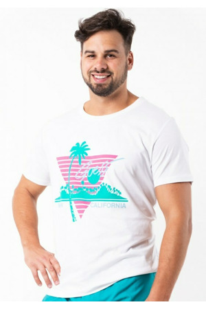 Pánské tričko F92I03JR03D A009 bílá - Guess