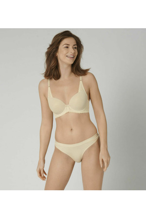 Dámské tanga Aura Spotlight High Leg string krémová - Triumph
