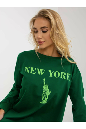 Mikina VI BL 3212.15x tmavě zelená