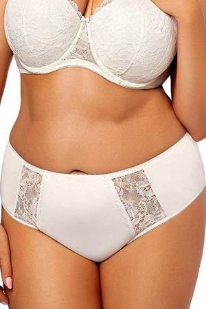 Dámské kalhotky K 484 Peony ecru - GORSENIA