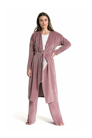 Dámský sametový župan LA087 - Lalupa