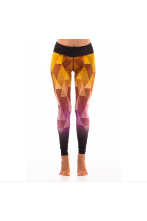 Dámské fitness legíny Six Deuce Nefertari SD-3850-YEPI - Litexo