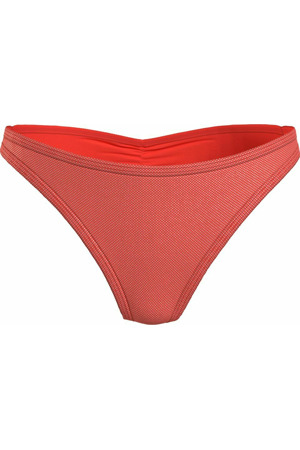 Spodní díl plavek KW01602 SN6 - červeno/oranžová - Calvin Klein