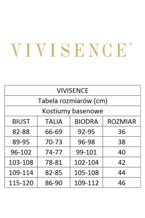 Jednodílné plavky Vivisence 3402