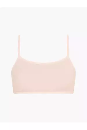 Nevyztužená braletka 2pack QD3806E TRN písková - Calvin Klein