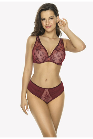 Dámská push-up podprsenka bralette Gaia BS 1032 Jenny Bordó
