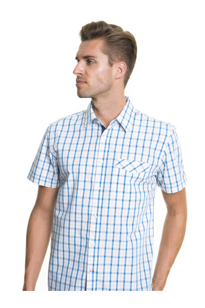 Košile s krátkým rukávem Big Star 141658 Blue-422