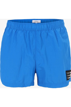 Pánské plavkové kraťasy KM0KM00711 C46 - královský modrá - Calvin Klein