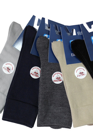 Hladké pánské ponožky ELEGANT