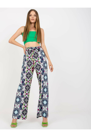 DHJ SP 13587 kalhoty.66P černá a modrá