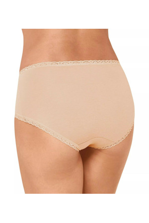 Dámské kalhotky 24/7 Cotton Lace Midi C3P - BRUSH - tělové 6239 - SLOGGI