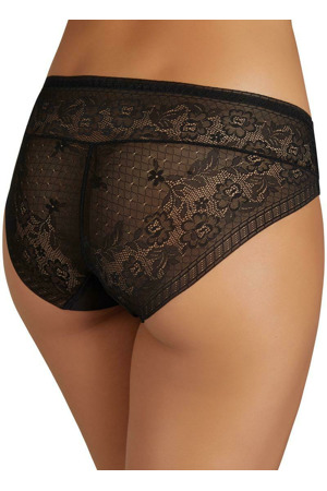 Kalhotky midi 19671 černá - Ysabel Mora