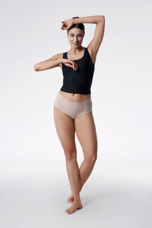 Kalhotky Bellie Maxi Beige - Julimex