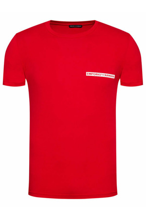 Pánské tričko 111035 1P727 06574 červená - Emporio Armani