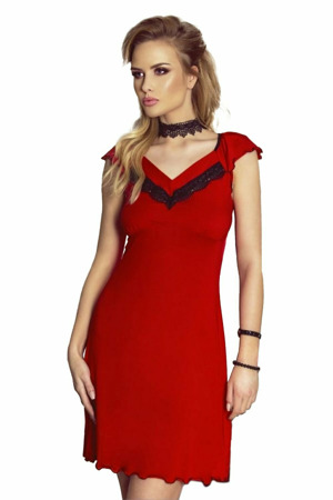 Noční košile Flora red - ELDAR