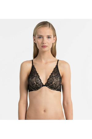 Podprsenka s kosticí QF1436E černá - Calvin Klein