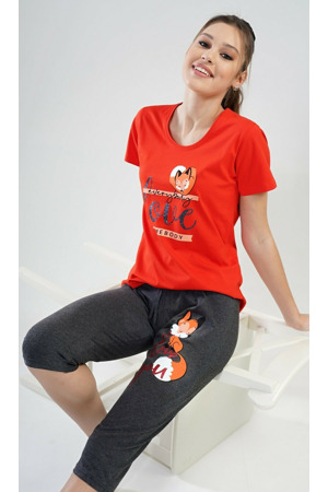 Dámské pyžamo kapri Love you