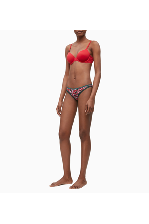 Kalhotky D3447E-YTU zelenočervená - Calvin Klein