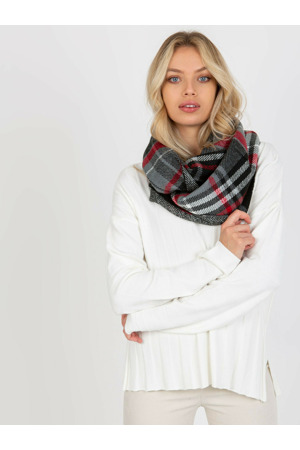 Tunelová šála AT KM 1402.20 šedá černá