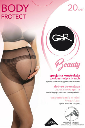 BODY PROTECT - Těhotenské punčochové kalhoty 20 DEN - GATTA