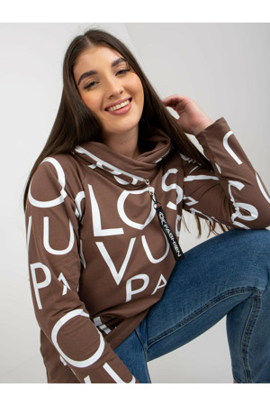 Dámská mikina RV BL 5056 1.95 hnědá