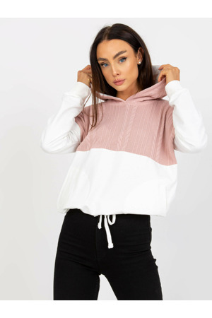 Mikina RV BL 8171.30 bílé a růžové