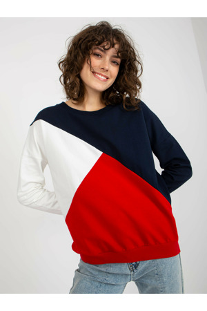 Mikina RV BL 8463.41P tmavě modrá červená