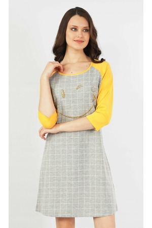 Dámská noční košile s tříčtvrtečním rukávem Úsměv