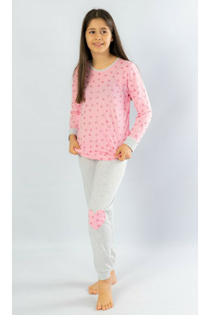 Dětské pyžamo dlouhé Srdíčko