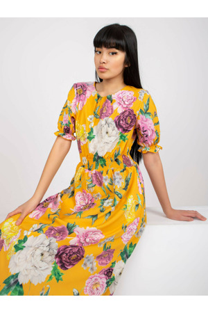 Šaty LK SK 507564.36P tmavě žlutá