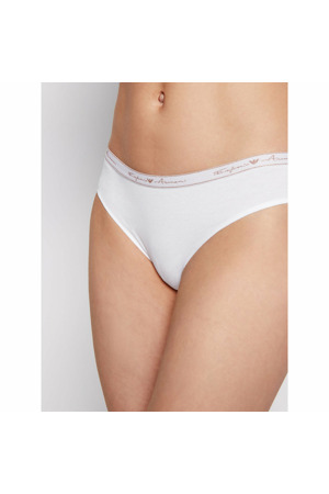 Dámské kalhotky 2 pack 163334 1A223 - 06110 - Bílá - Emporio Armani