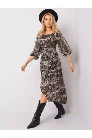TW SK BI 8029.41 černo-béžové šaty