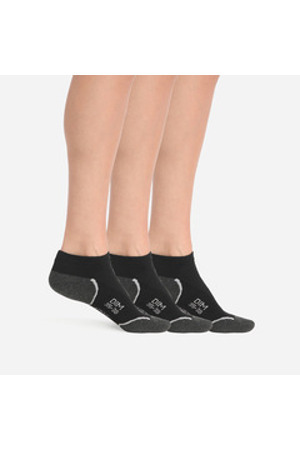 Dámské sportovní ponožky 3 páry DIM SPORT IN-SHOE 3x - DIM SPORT - černá