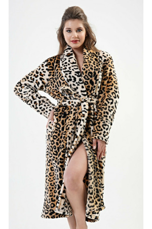 Dámský župan dlouhý se šálovým límcem Laura