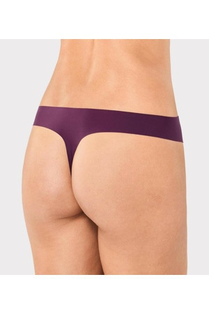 Tanga tmavě fialové (3391) Zero Feel String - Sloggi