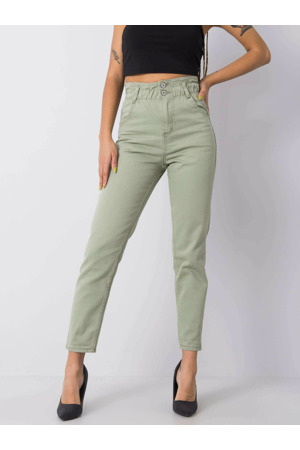 Džínové kalhoty 336 SP 2156.33P pistácie