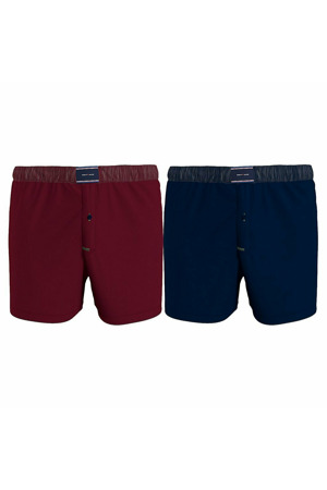Pánské boxerky 2 pack UM0UM02188 - 0SD - Modrá, bordo - Tommy Hilfiger