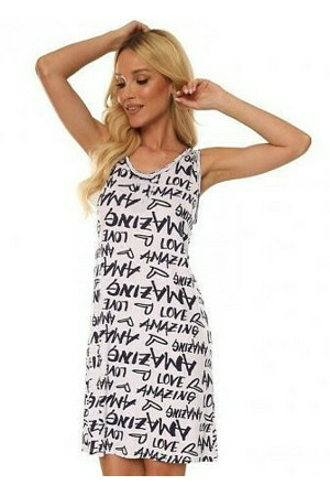 Dámská noční košile De Lafense 609 Amazing sz/r S-2XL